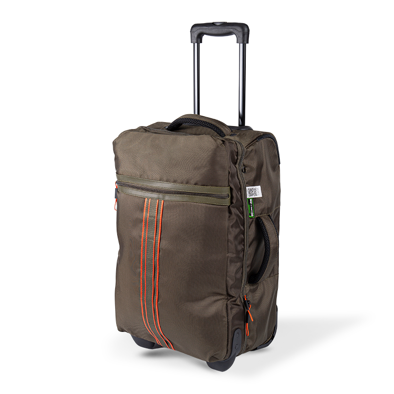 Zaitun green hard-shell medium dicentang bagasi