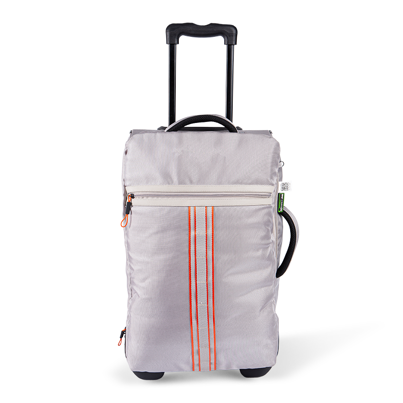 Zaitun green hard-shell medium dicentang bagasi