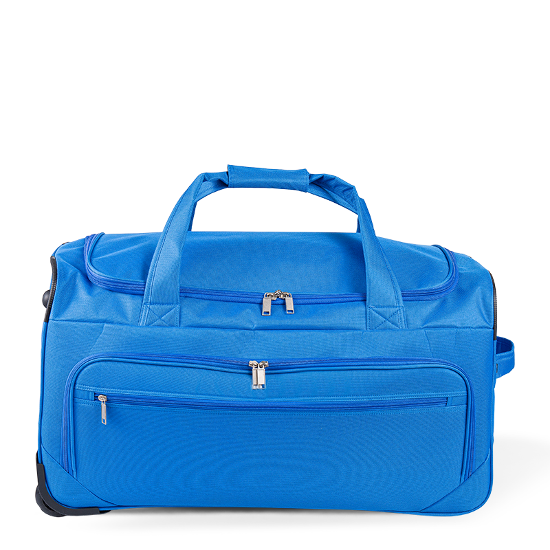 Tas Trolley Perjalanan Portabel Ringan Untuk Wanita Kapasitas Besar Tas Bantal Tahan Waterproof Lipat Dapat Dilipat
