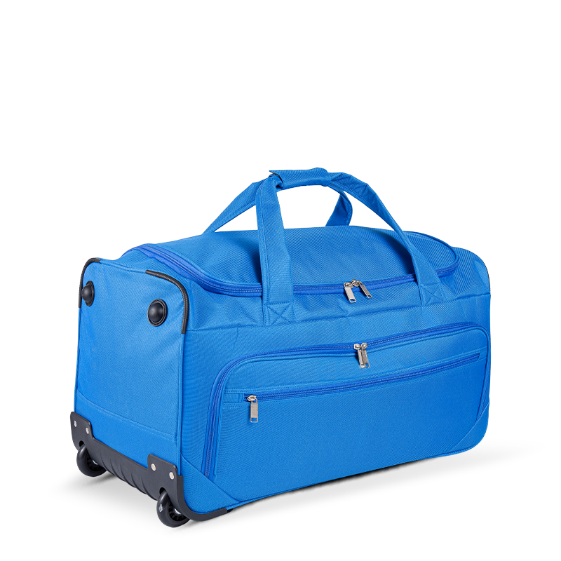 Tas Trolley Perjalanan Portabel Ringan Untuk Wanita Kapasitas Besar Tas Bantal Tahan Waterproof Lipat Dapat Dilipat
