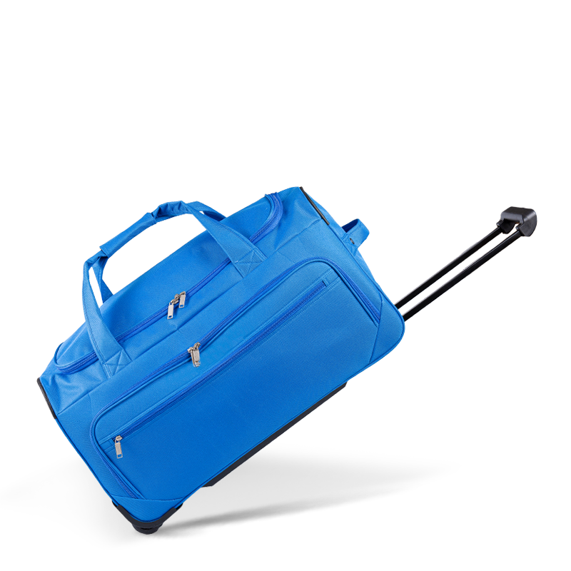 Tas Trolley Perjalanan Portabel Ringan Untuk Wanita Kapasitas Besar Tas Bantal Tahan Waterproof Lipat Dapat Dilipat